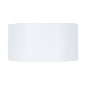 Abat-jour Rectangulaire Blanc Ostaria - Pour Lampe, Culot E27, Dimensions 30x14x20 Cm