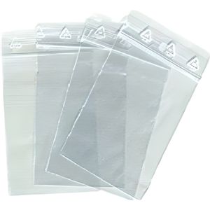  lot de 100 Sachets Zip Refermables 15 X 22 CM | Sachet Plastique  transparent à fermeture Zip | Sac de congélation |[S255]