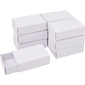 PAPIER CADEAU Boîtes cadeaux - VBS - Boîtes à allumettes blanches - 10 pièces