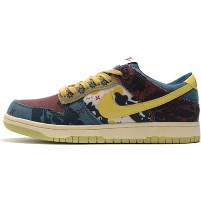 Basket Travis Scott x NIKEs SB Dunk Low TxT Chaussures de Running Femme  homme Bleu Rouge Jaune - Cdiscount Sport