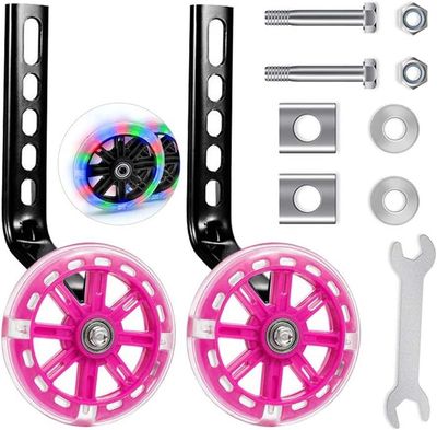 Roues Stabilisatrices Jeukwud Pour VTT Enfant – Acier/plastique, Compatibles 16/18/20/22/24 Pouces, Réglables, Sécurité Renforcée