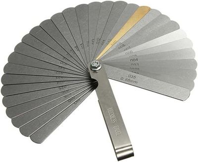 Jauges D'Épaisseur Métriques 32 Lames En Acier Inoxydable 0.02-1.0 Mm - Outil De Précision