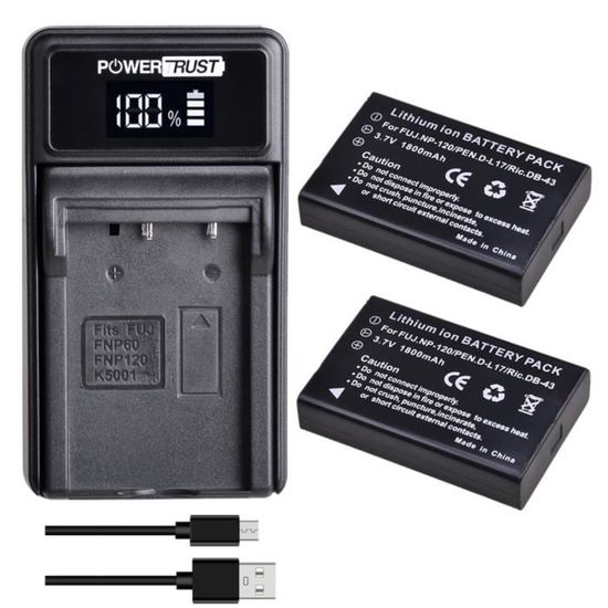 Chargeur de Batterie NP-FZ100 avec écran LCD - K&F Concept Chargeur de Batterie NP-FZ100 avec écran LCD - K&F Concept