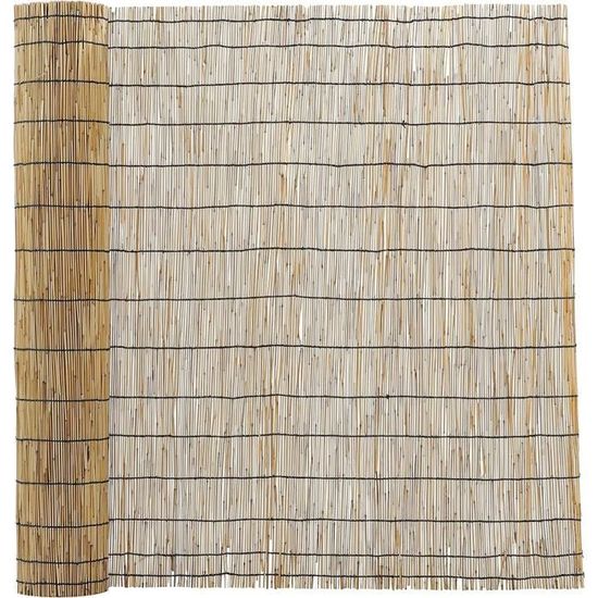 Brise-Vue Naturel En Roseau Véritable – Canisse Bambou/roseau Pour Terrasse, Balcon, Jardin – Intimité & Ombrage 80% – Tailles Personnalisables 1x5m, 1.2x4m, 1.8x15m Etc.