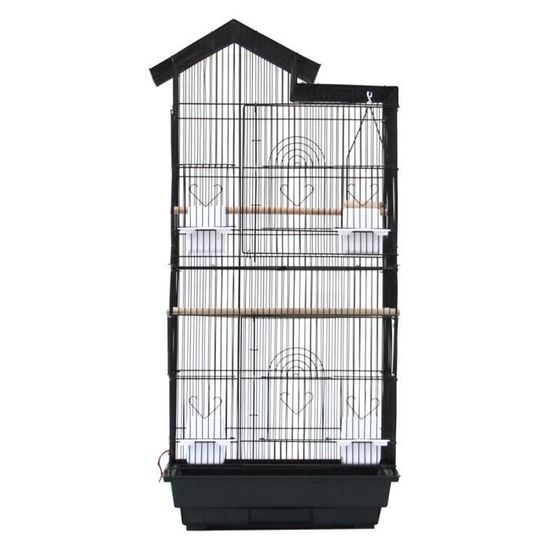 Cage à Oiseaux pour Canari Calopsitte Perruche Cage 3 Corde de Jouet 39 ...