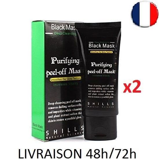 2 Masque Charbon Nettoyant Purifiant Anti Acné Point Noir Soin Visage — free download
