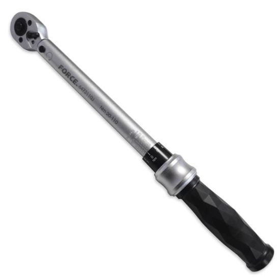 Clé Dynamométrique 3/8" - 20-110 Nm, Adaptateur 3/8 Vers 1/4 + Rallonge, Silverline 11533