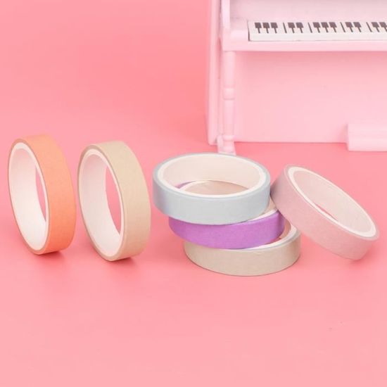 24 Rouleaux De Masking Tape Coloré - Ruban Washi Déco Pour Agendas, Craft Et Personnalisation - 15mm X 2m - 4