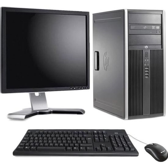 Pc De Bureau Hp Compaq 6000 Pro Format Tour 3 2ghz 2 Go 250 Go Ecran 24 Pouces Prix Pas Cher Cdiscount
