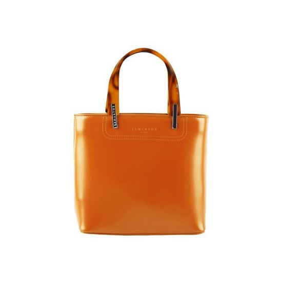 Sac à Main Lamarthe En Cuir - Vert D'eau - Fourre-tout - Occasion Comme Neuf