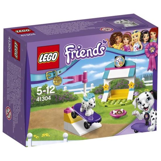 Jouet de construction - LEGO - Friends 41304 Le Spectacle des Chiots - Chiot skateur - 45 pièces