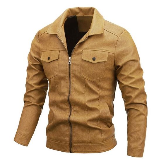Veste Sans Manches Homme à Capuche - Blouson Léger Printemps/automne - Coupe-vent Zippé Avec Poches - Couleur Unie