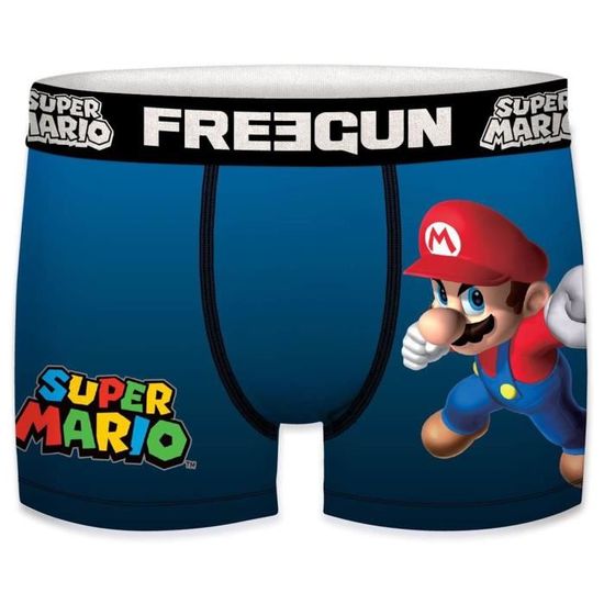 Lot de 3 Boxers Garçon Looney Tunes - FREEGUN - Microfibre Confortable - Licence Officielle Bleu