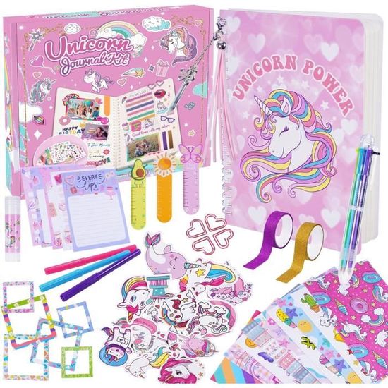Kit Créatif HappyKidsClub - Accessoires Cheveux DIY - 49 Pièces - Cadeau Fille 4-12 Ans