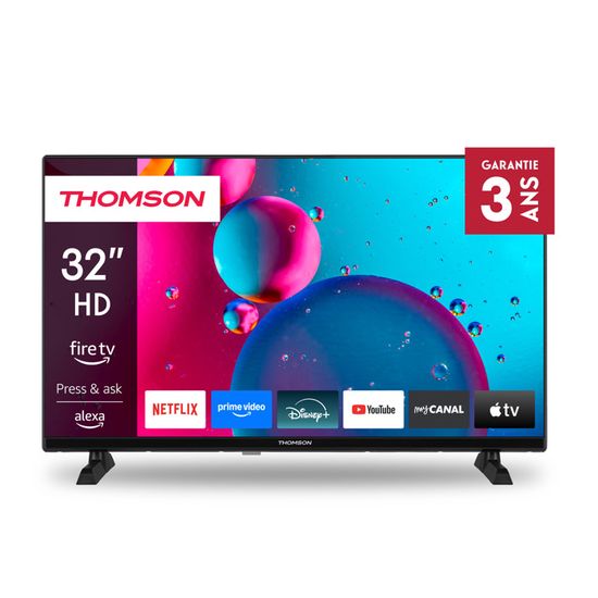 Téléviseur LED 32 pouces Thomson 32HF2S34 - HD, Alexa et Smart TV