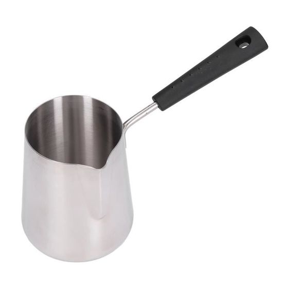 CAFETIERE - THEIERE,180ml--Cafetière Moka Turque En Acier Inoxydable à Long Manche, Ustensiles