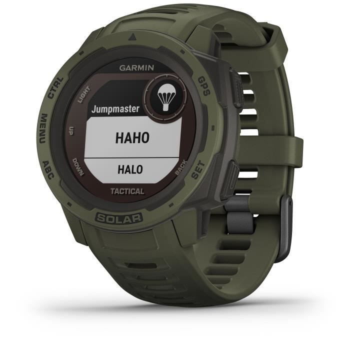 GARMIN Instinct® Solar Tactical Montre connectée, Moss