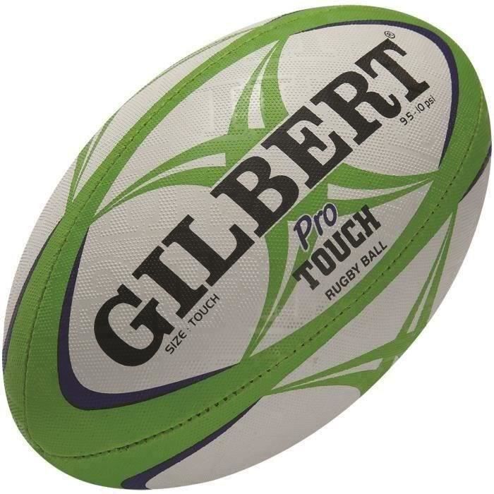 Ballon de Touch rugby - GILBERT - MATCH PRO - Vert / Bleu