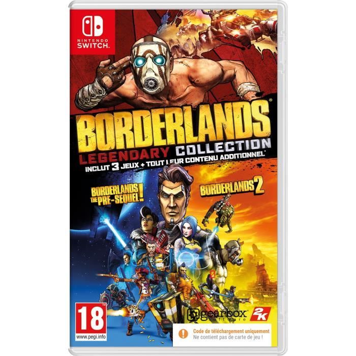 Borderlands Legendary Collection Code in a Box SWITCH - vue 3