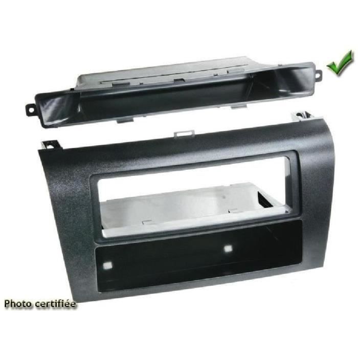 Facade autoradio Mazda 3 2003-2009 avec clim automatique noir 1din vp en bas