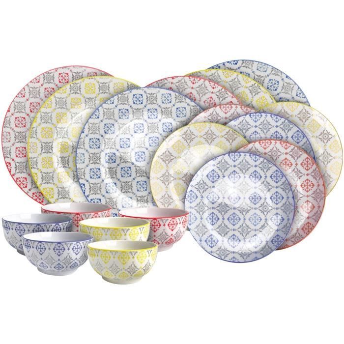 ARD'TIME Service 18 pièces Evora décors assortis