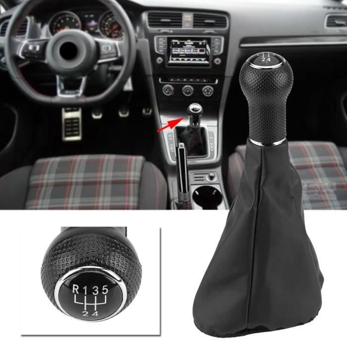 YICUI Couvre-botte de soufflet de levier de vitesses à 5 vitesses pour Golf 3 Jetta MK3 1991-1998