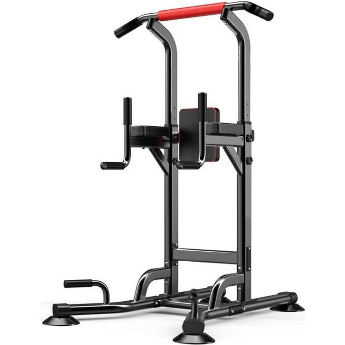 YOLEO Station de Musculation Barre de Traction Chaise Romaine Station Traction dips Multifonctions Pour l'entraînement à la Maison