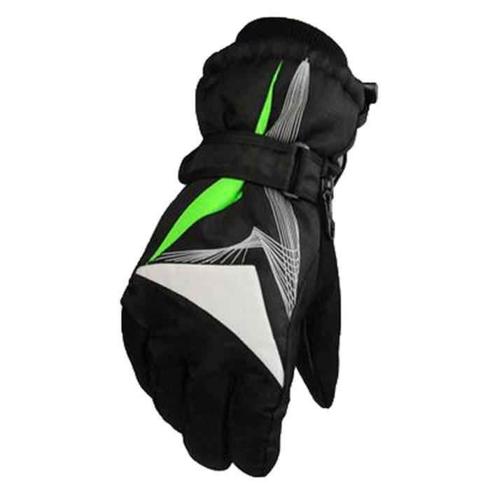 Gants 1'S Paire Hommes froid Imperméable Gants de ski Gants chaud, NO.18