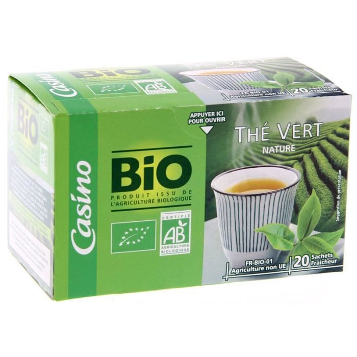 Thé vert nature bio - 36g