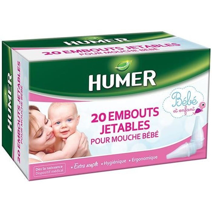 Humer Embouts Jetables pour Mouche Bébé 20 embouts