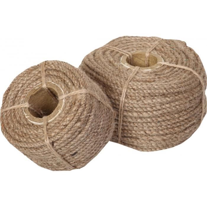 Corde en jute 3mmx50m natur