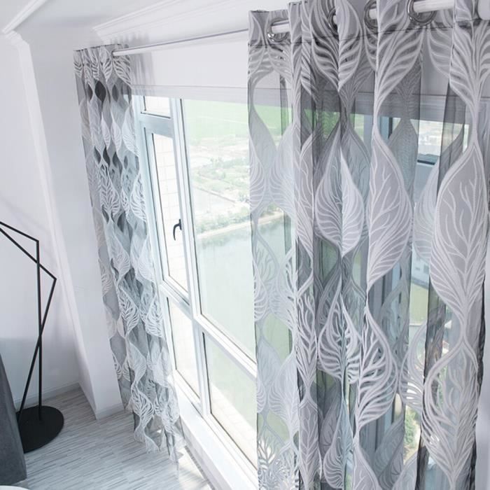 Fenêtre transparente café rideau rideaux décoratifs pour la maison chambre rideau chambre salon Rome