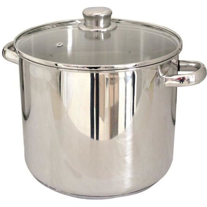 KITCHEN FUN Marmite traiteur + Couvercle 708925 Ø30cm 16L Tous feux dont induction
