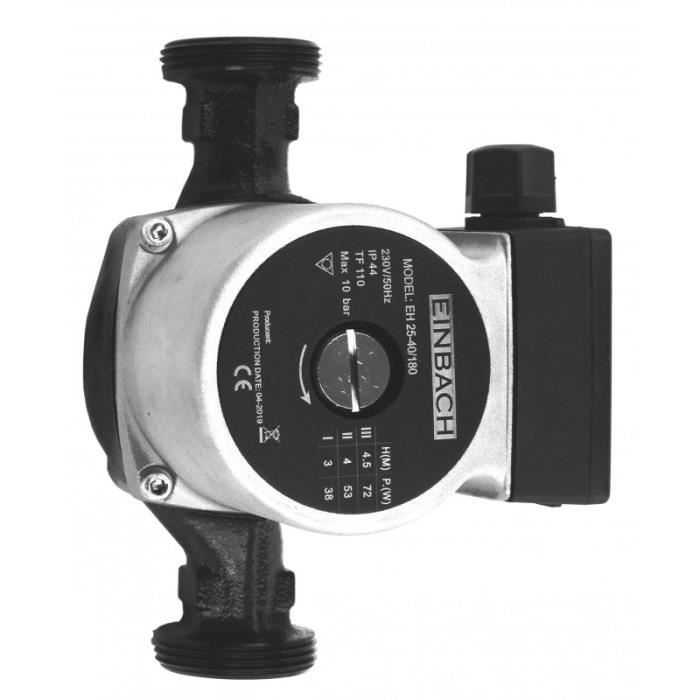 Circulateur Einbach 25-60 180 230V pompe de chauffage