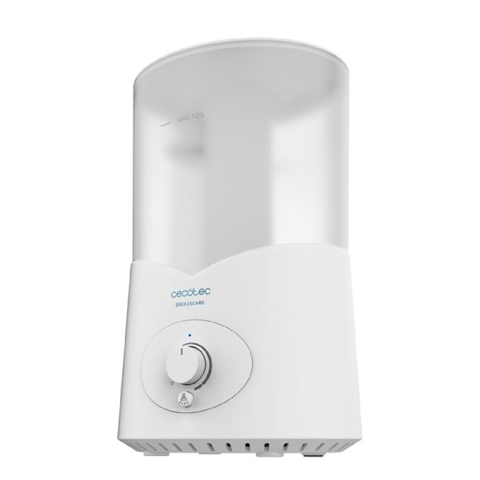Cecotec BreezeCare 2000 Light Humidificateur Humidification maximale 200 ml-h, réservoir d'eau 1,2 l, puissance 25 W, sortie vapeur
