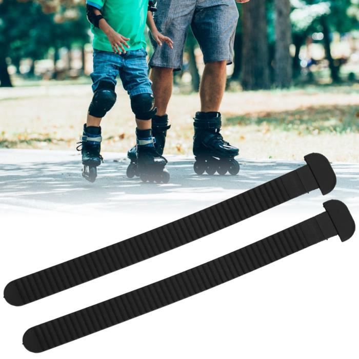 2Pcs Ceinture à Boucle d'Énergie de Chaussures de Course Sangle de Fixation pour Patins à Glace Patinage de Vitesse Roller-XIG