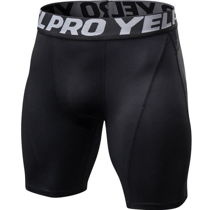 Shorts Homme Compression Short de Sport Fitness Collant Stretch Séchage Rapide
