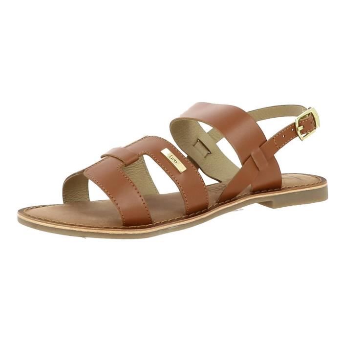 sandales / nu-pieds brandy femme les petites bombes brandy