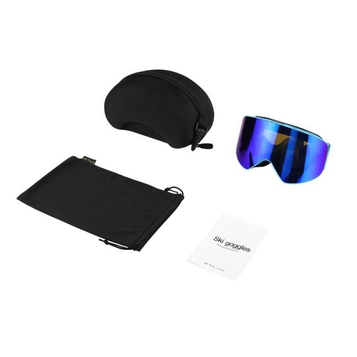 OUTAD Masque de ski Double Couches Lunettes de Ski UV Lunettes de Protection ,Anti-buée Patinage Lunettes de Ski