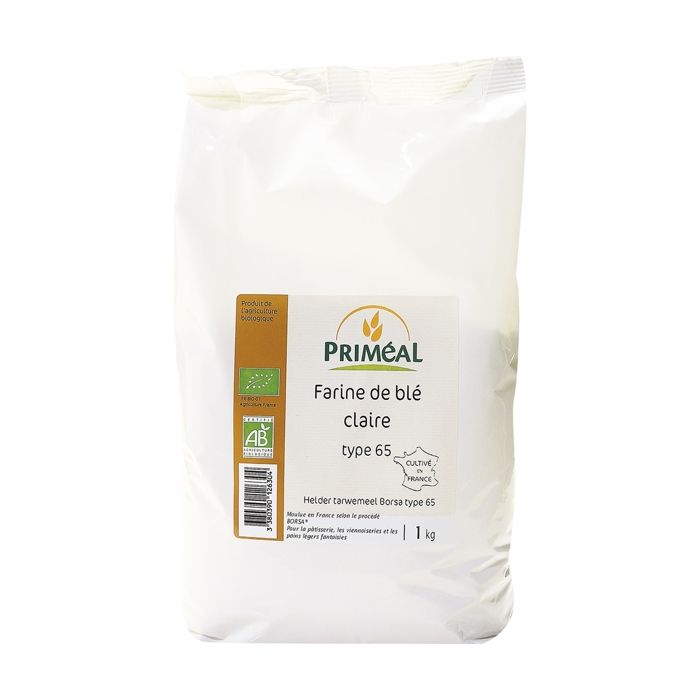 Primeal Farine claire de ble Borsa type 65 1kg