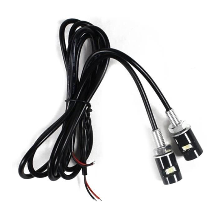 2pcs 12V Ampoule LED Plaque d'Immatriculation Voiture Moto ECLAIRAGE ATELIER