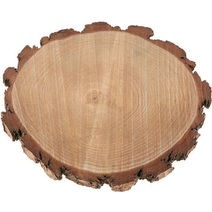 Centre de table rondin de bois naturel 23cm (x1) REF/7438 champêtre nature