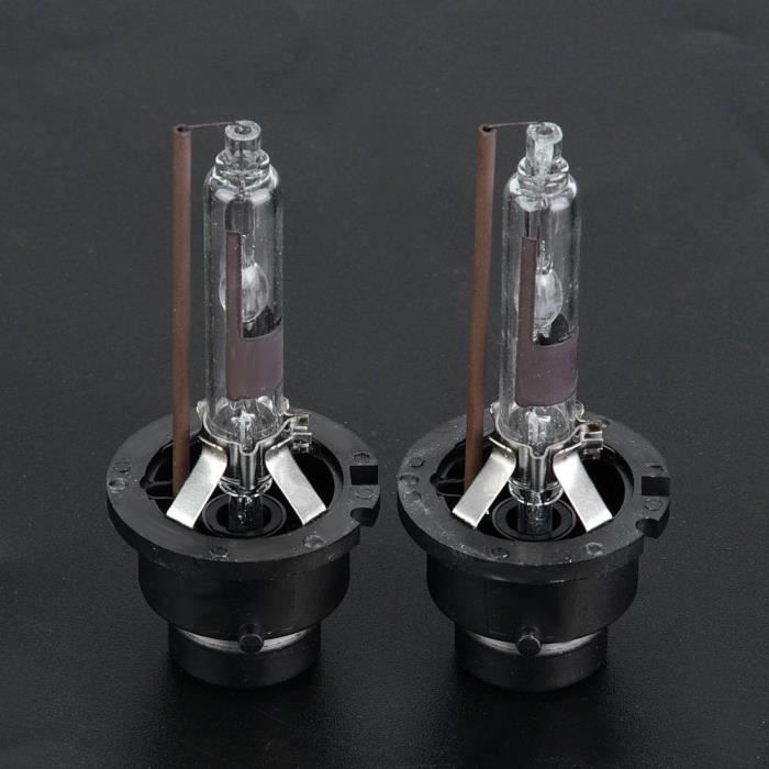 VINGVO Phare au xénon 2pcs D2R 6000K 35W voiture ampoules de remplacement de phare de lampe au xénon
