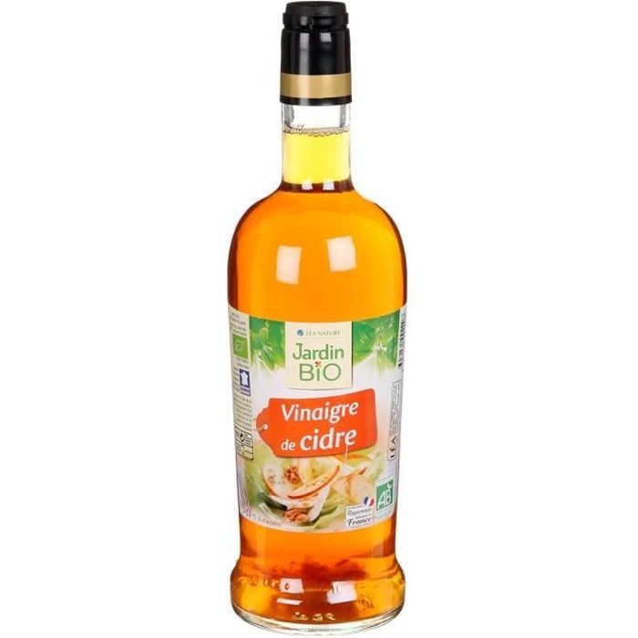 JARDIN BIO Vinaigre de cidre bio - 75 cl