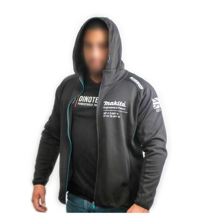 Makita Veste à capuche polyester