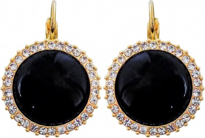 Boucles D'Oreilles Plaqué Or Oxyde Spinelle Rose Coupe Princess Perlé Femme