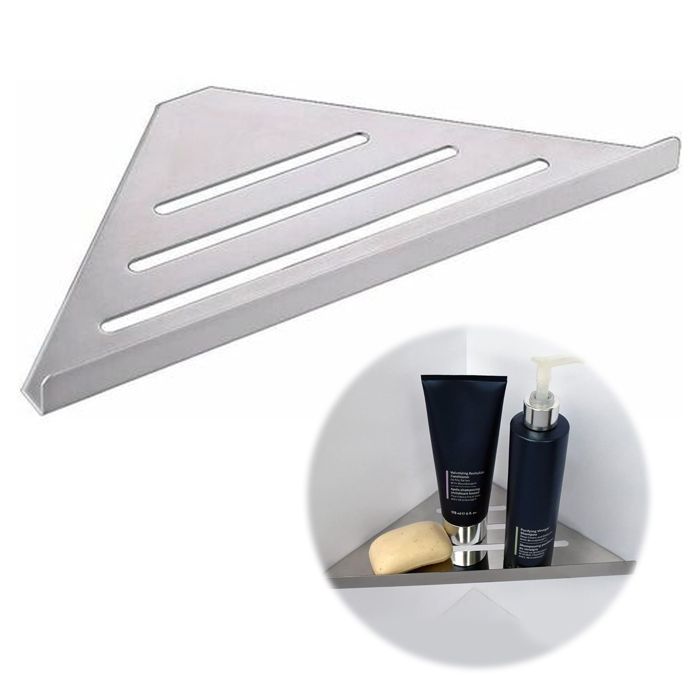 Alliage daluminum Bain Étagère de Douche INOX Tablette de Douche Étagère dangle Triangle Cosmétique Panier Rangement