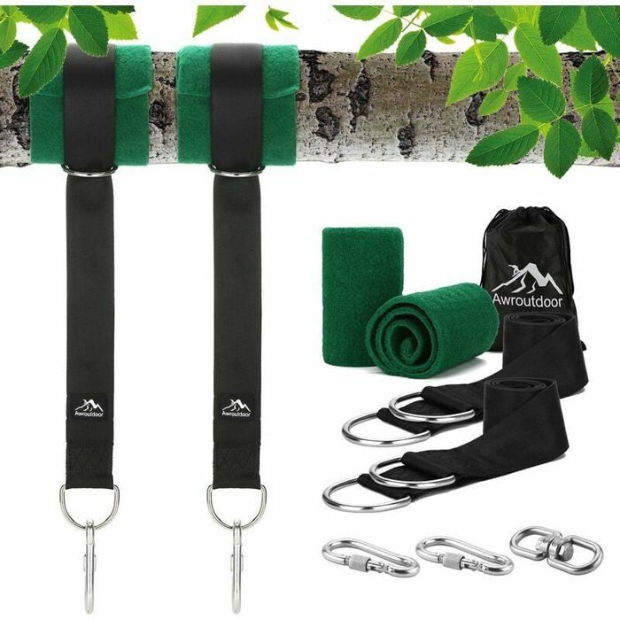 Hamac - LARGEIGHT - Ultra Résistant - Charge Max 500 kg - Couleurs Multiples - 2 Personnes