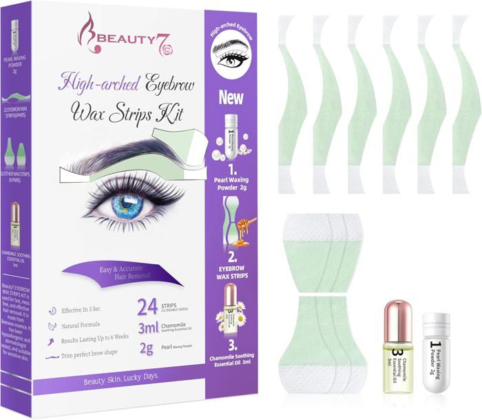 12x Bandes de Cire Froide Sourcils & Petites Zones Laurence Dumont Institut, 32 Bandes