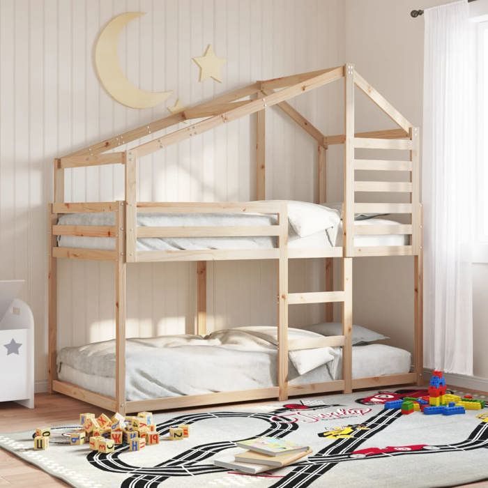 2 Places Lit superposé denfant - Intemporel - 90x200 cm bois de pin massifCdiscount2025 FAFA 8825716